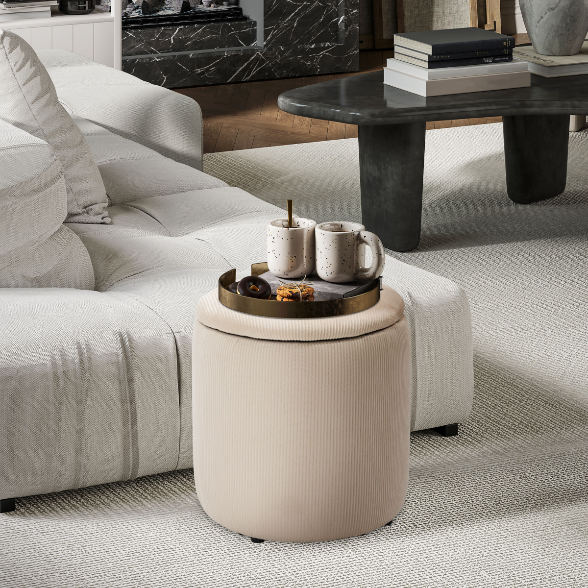cortex-london-kensington-cream-white-corduroy-storage-ottoman-set