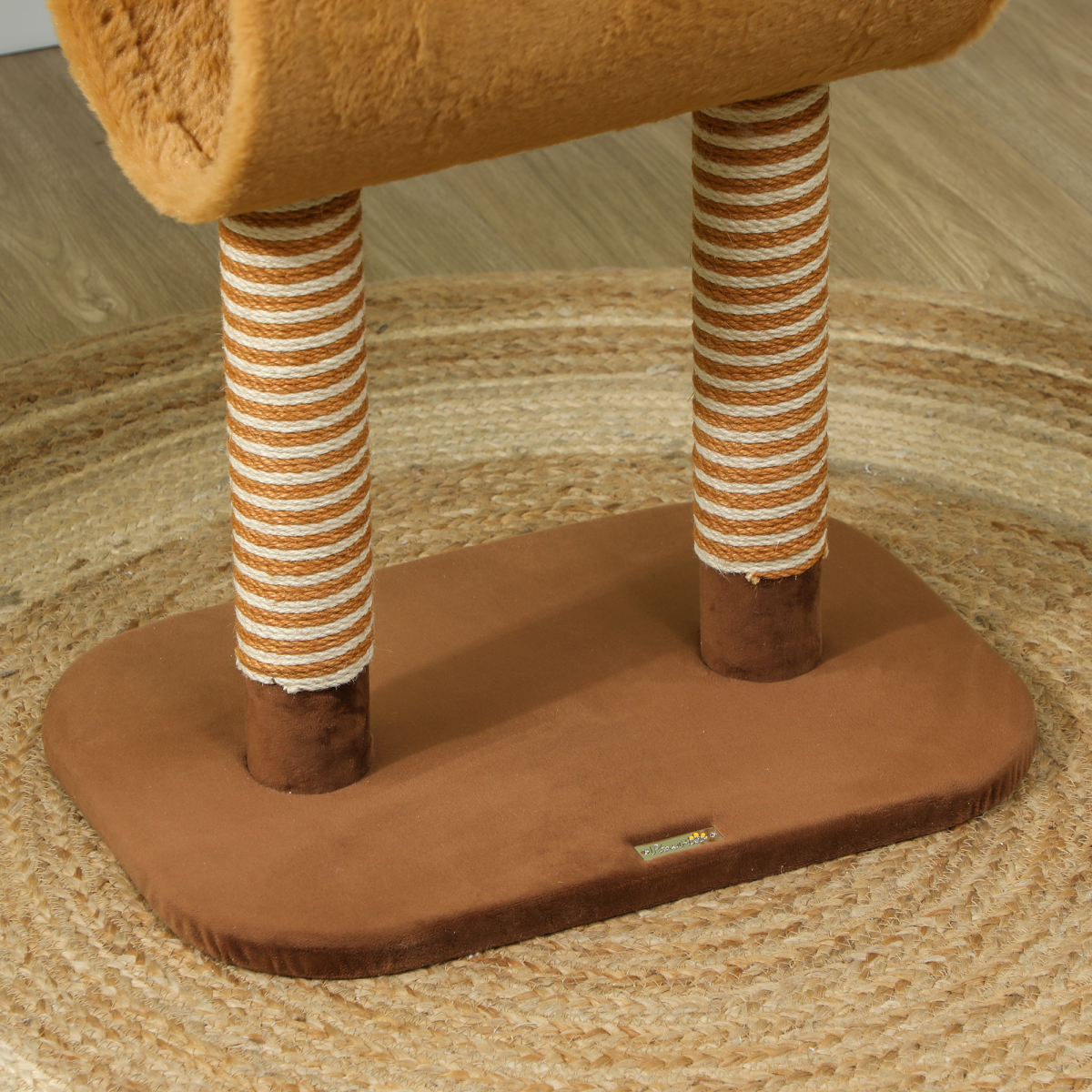 PawHut Cat Tree, 98cm Deer Themed Cat Tower for Indoor Cats and Kittens