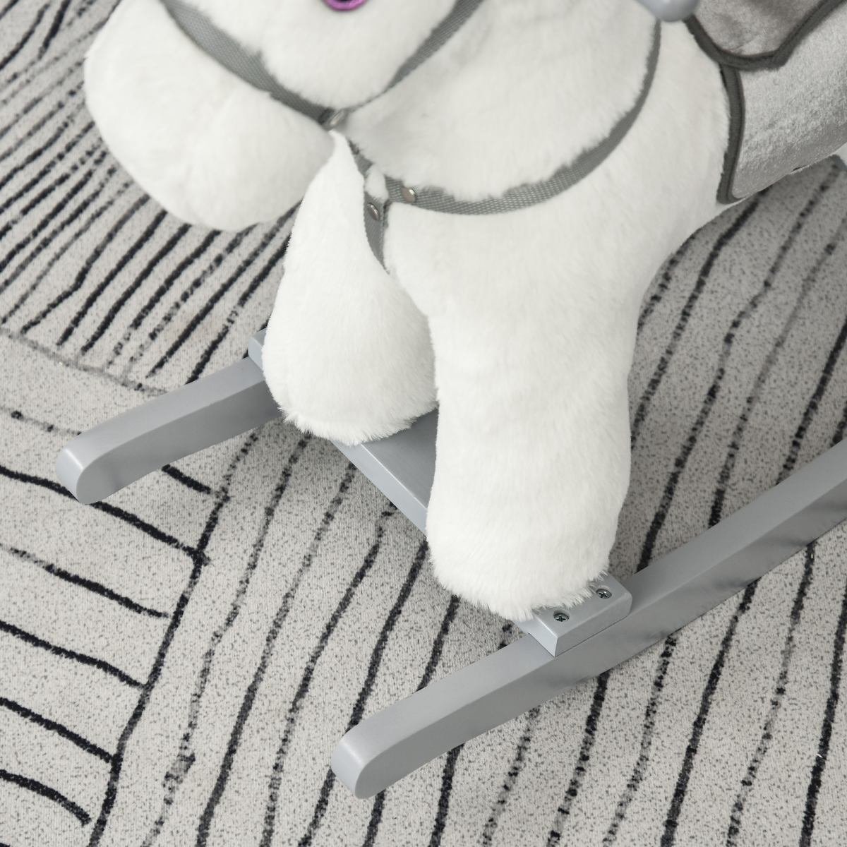 cortex-london-windsor-kids-plush-ride-on-rocking-horse-with-sounds