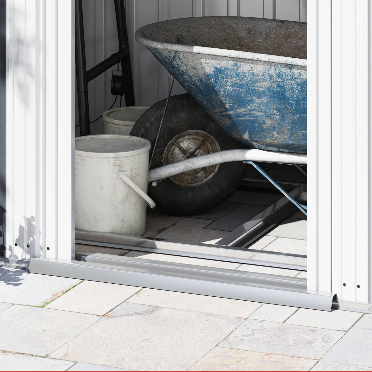 cortex-london-windsor-lockable-metal-garden-shed-foundation-charcoal-grey