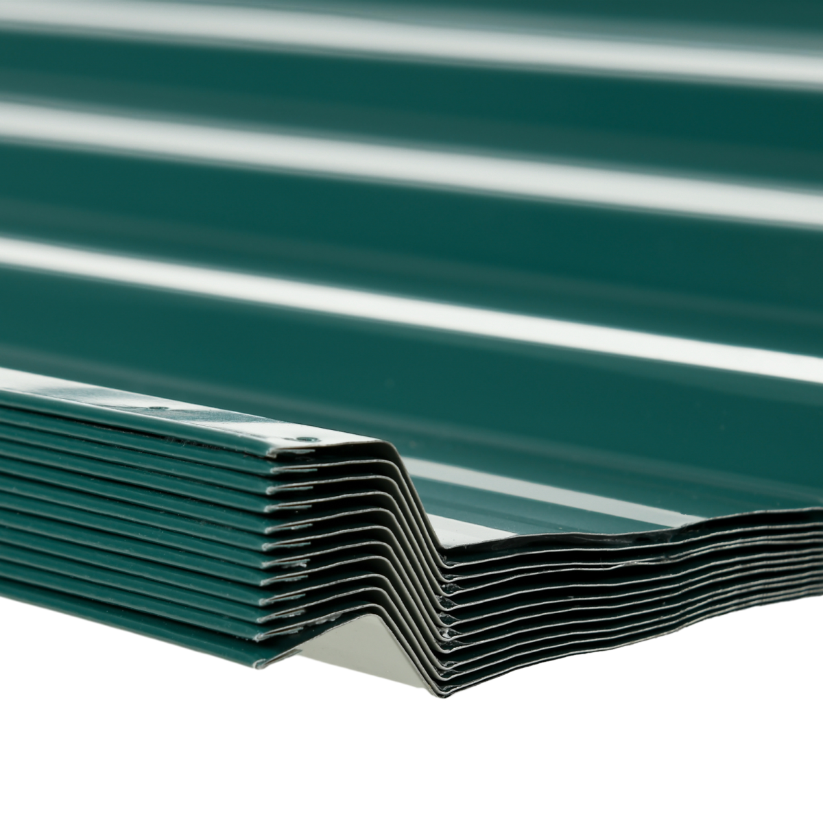 cortex-london-windsor-green-galvanised-steel-roofing-sheets-pack-of-12