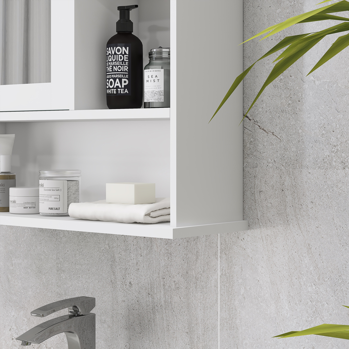 cortex-london-kensington-mirror-bathroom-cabinet-wall-mounted-mdf-single-door-adjustable-shelf-open-shelves