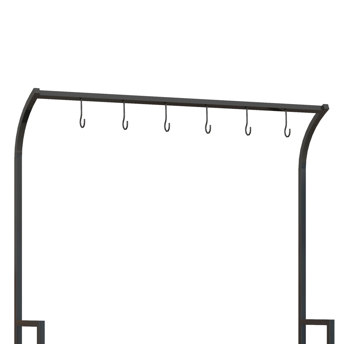 cortex-london-windsor-three-tier-black-plant-rack-with-hanging-hooks