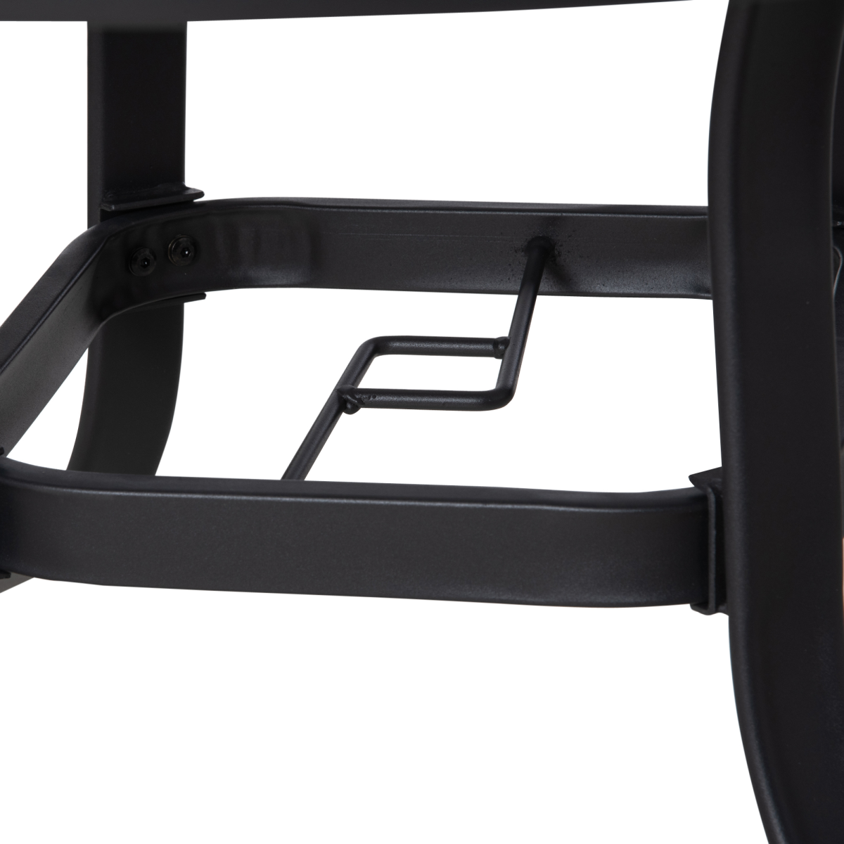 cortex-london-kensington-106cm-round-garden-dining-table-tempered-glass-steel-frame