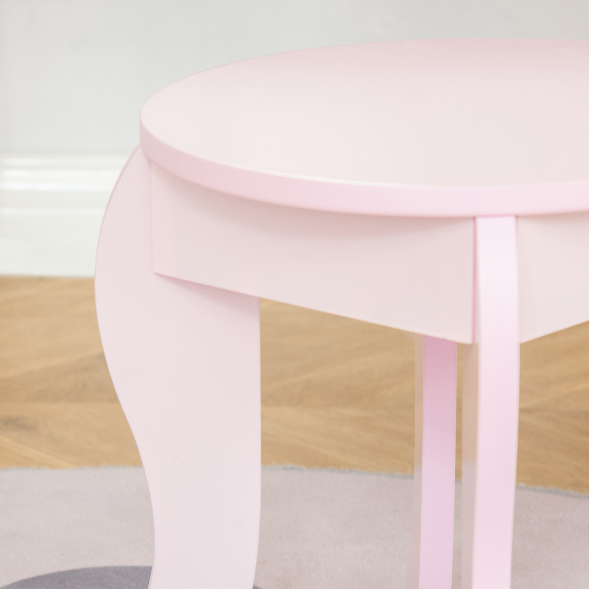 cortex-london-windsor-kids-vanity-table-stool-mirror-pink