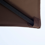 Outsunny 8ft Double-Tier Gazebo Grill Canopy Tent Shelter-Coffee