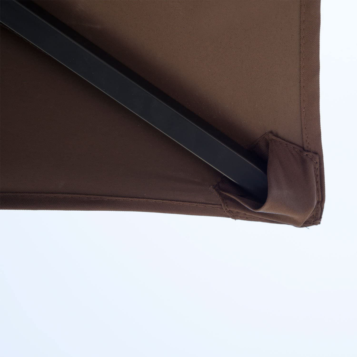 Outsunny 8ft Double-Tier Gazebo Grill Canopy Tent Shelter-Coffee