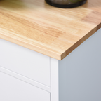 MDF Kitchen Storage Trolley White