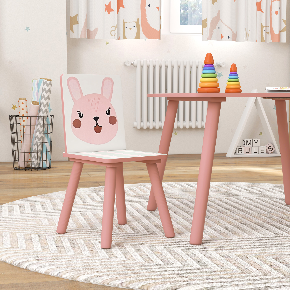 cortex-london-windsor-pink-kids-table-and-chairs-set-zonekiz
