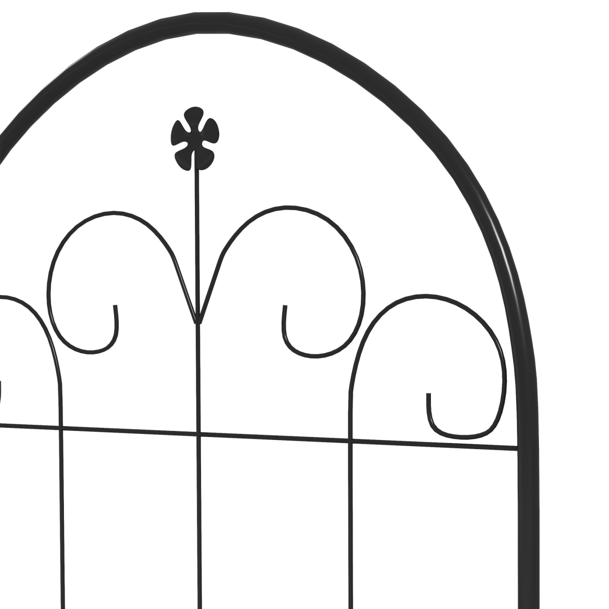 cortex-london-york-floral-metal-trellis-set-of-2-black-steel