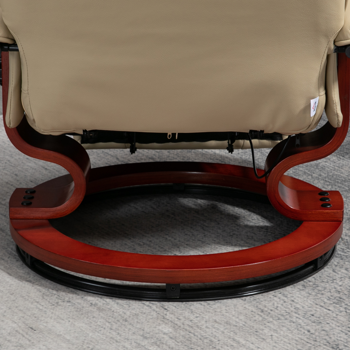 cortex-london-windsor-cream-pu-leather-reclining-office-chair