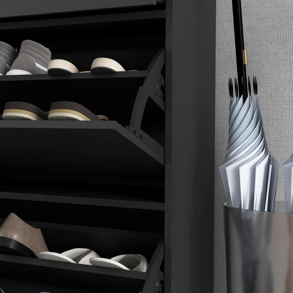 cortex-london-windsor-black-shoe-storage-cabinet-two-flip-drawers