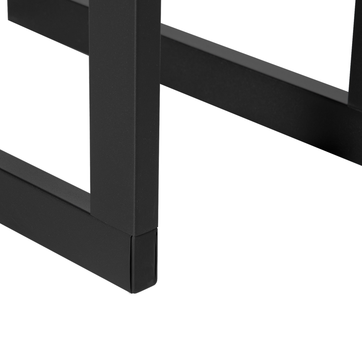 Robin Metal Rust-Resistant Firewood Log Rack Black