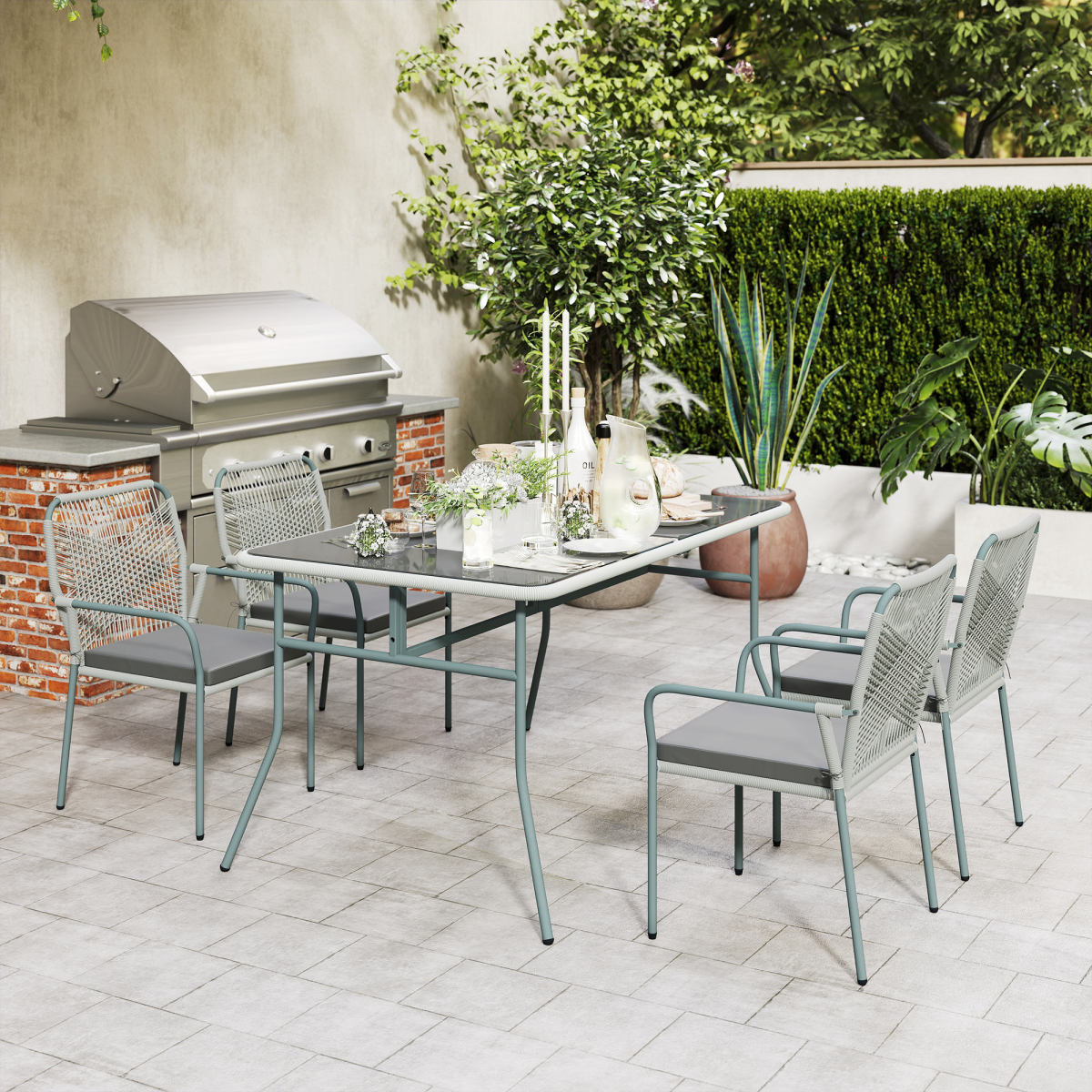 cortex-london-windsor-5-piece-rattan-garden-dining-set-light-grey