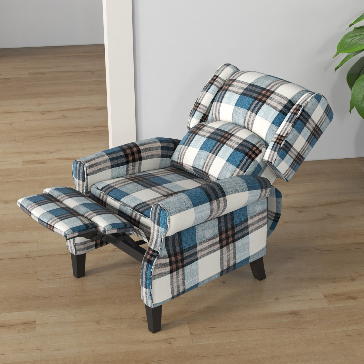 cortex-london-york-blue-wingback-recliner-chair-with-padded-armrests
