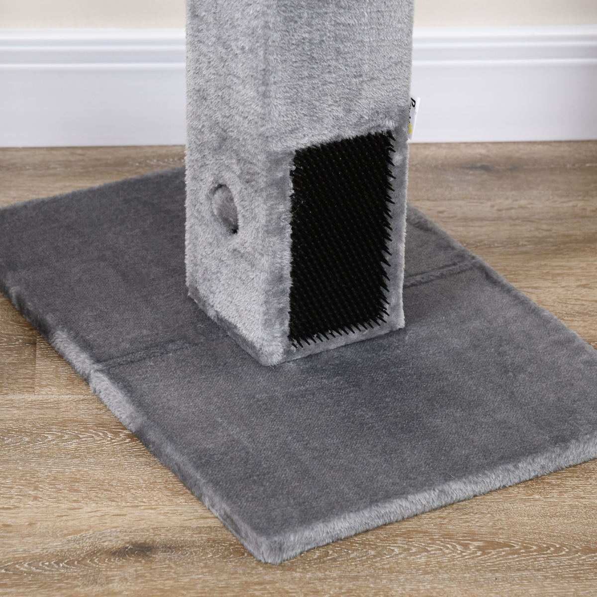 cortex-london-windsor-grey-cat-scratching-post-79cm-jute-hidden-toy-bell