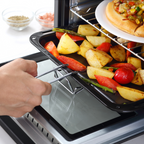 Mini Oven, 16L Grill, Toaster Oven Timer 1400W Grill