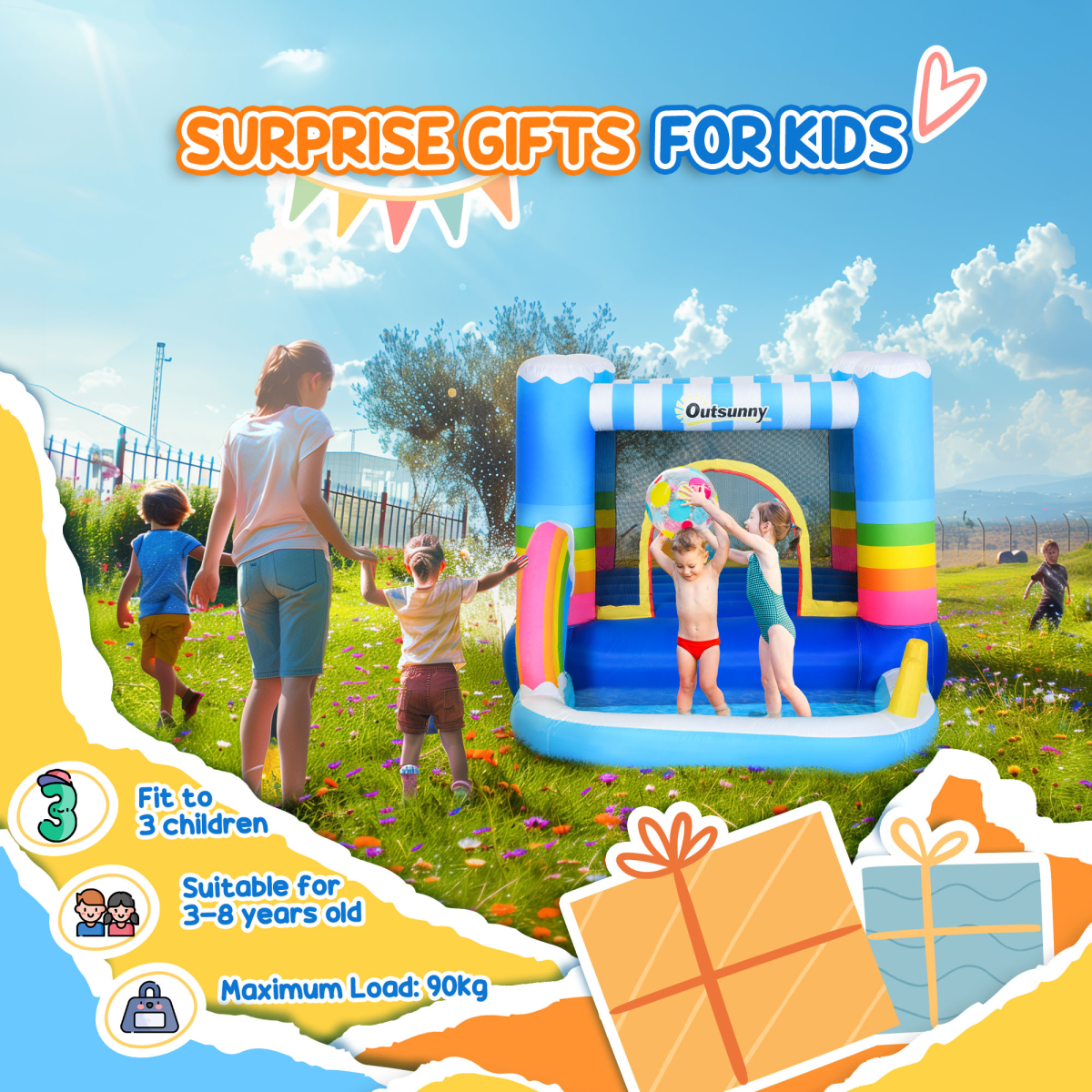 cortex-london-windsor-outdoor-kids-bouncy-castle-pool-trampoline