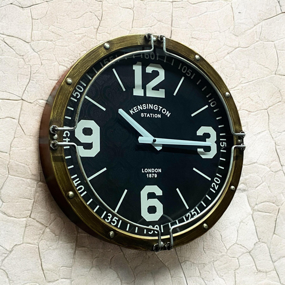 cortex-london-westminster-globe-wall-clock-40cm-quartz-metal-black-gold