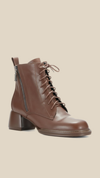 cortex-london-ana-womens-calf-leather-ankle-boots-lace-up-zipper-elegant-comfortable-lace-up-zipper-heightened-shoes-durable-breathable-calf-leather-genuine-leather-boots-for-women