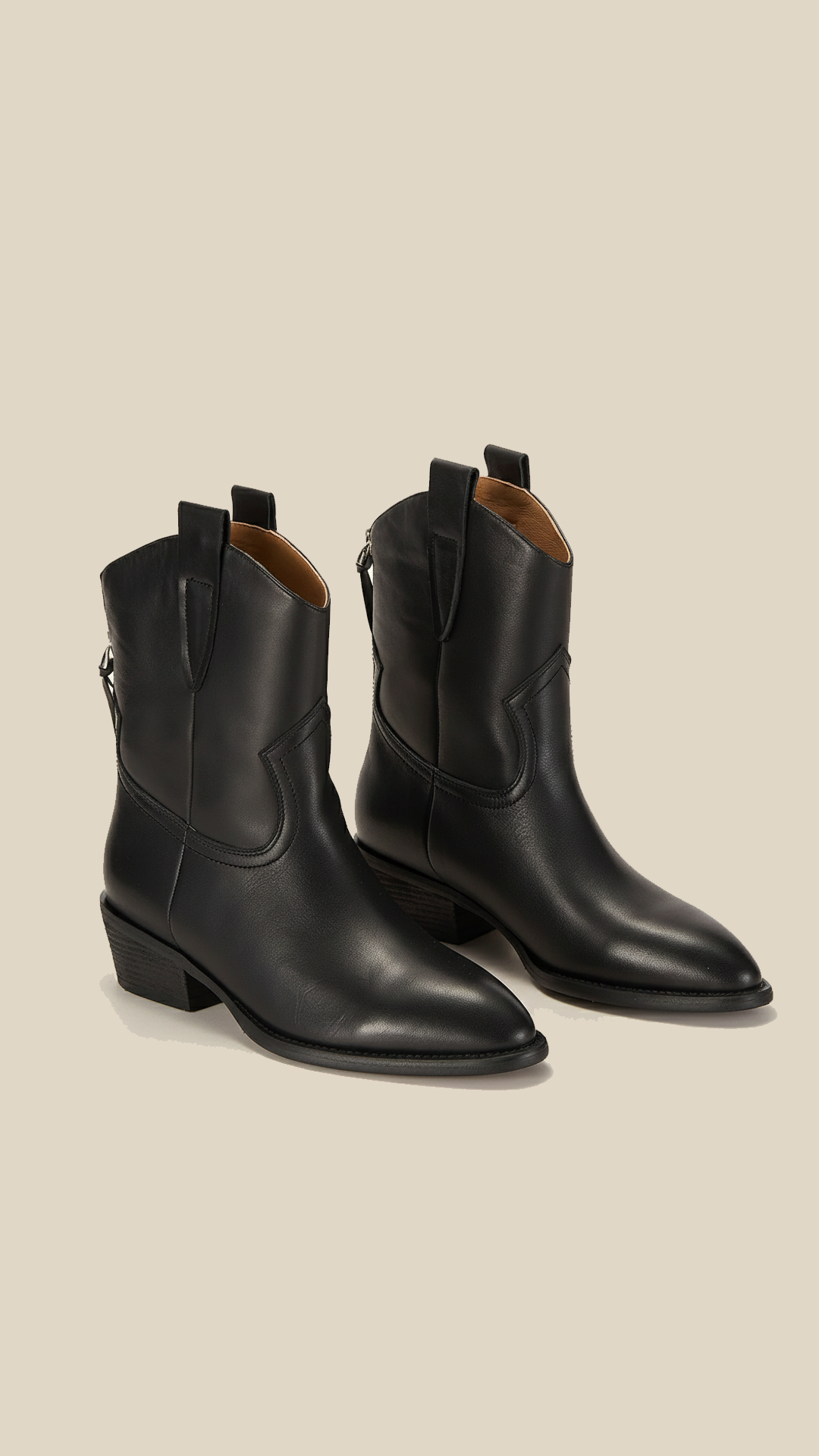 cortex-london-maria-ii-womens-calf-leather-ankle-boots-chelsea-chunky-heel-womens-fashion-mid-calf-chunky-ankle-boots-calf-leather-chelsea-low-heel-hard-wearing-for-autumn-season