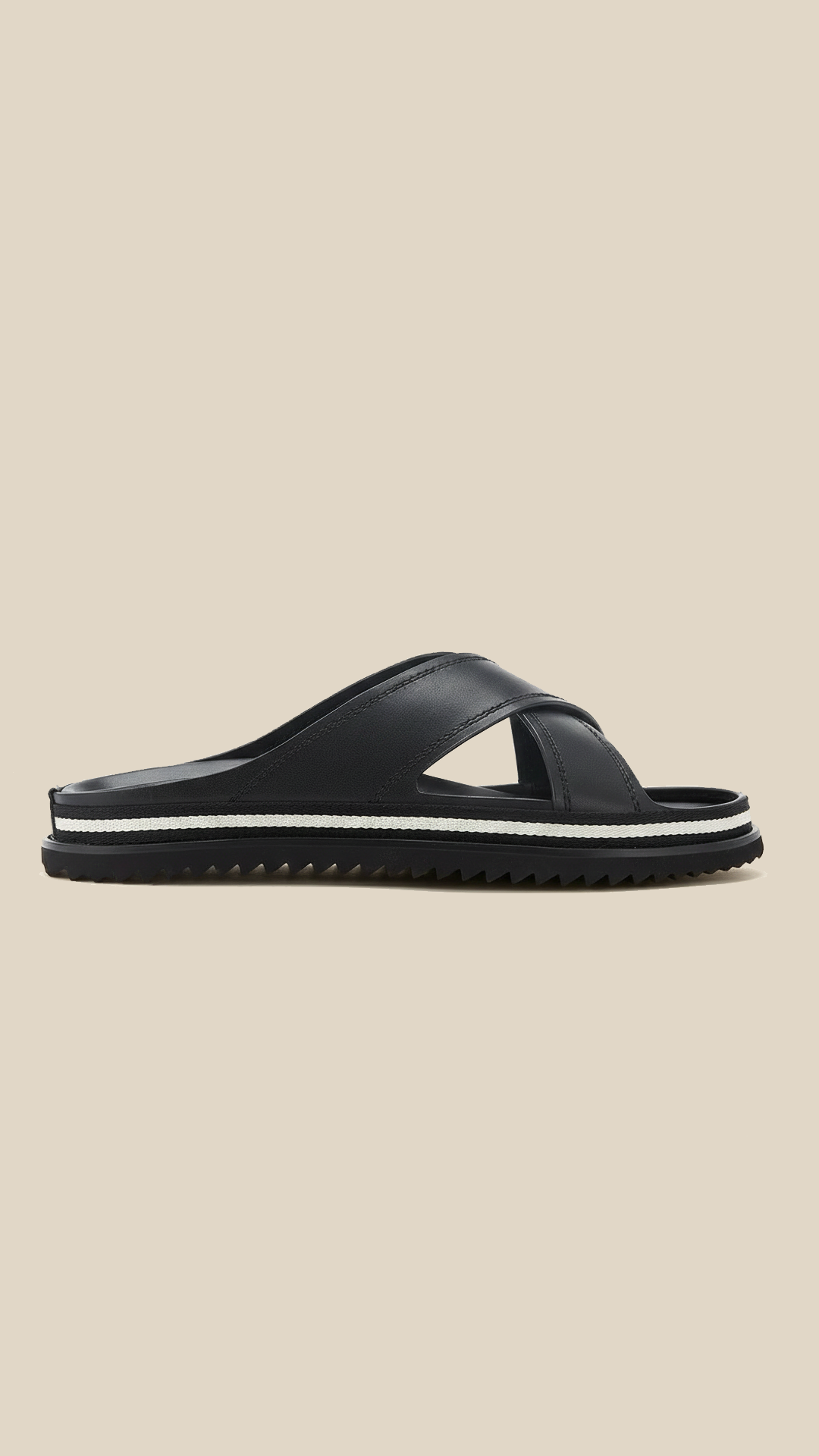 cortex-london-edward-vii-mens-leather-cross-strap-sandals-cowhide-slides-mens-calf-leather-flat-sandal-shoes-chaussures-en-cuir-pour-hommes-slippers-for-men-winter-slides