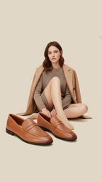 cortex-london-elizabeth-ii-womens-leather-loafers-handmade-cowhide-flats-fashion-classics-top-layer-genuine-leather-womens-flats-commuter-slightly-waterproof-loafer-shoes