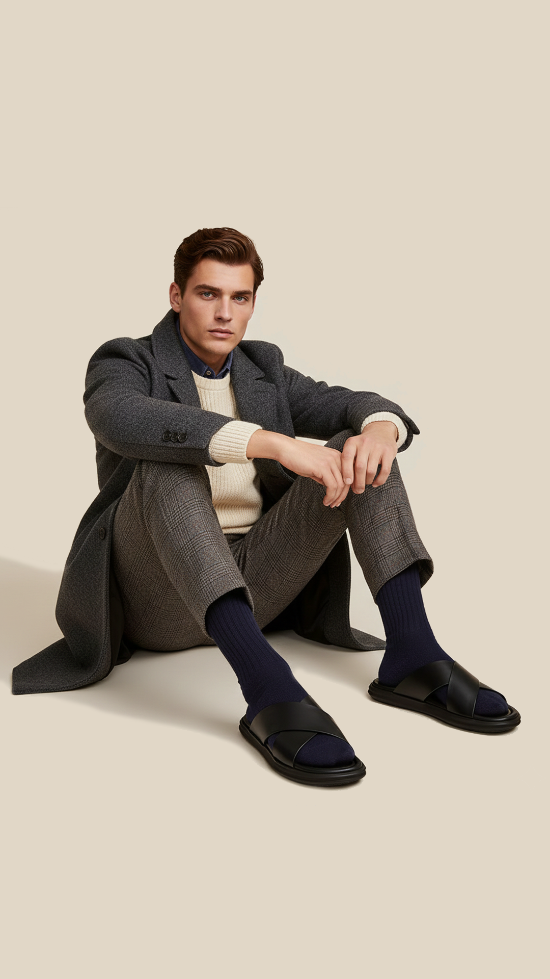 cortex-london-william-iv-mens-leather-cross-strap-sandals-full-grain-mens-full-grain-leather-non-slip-elegant-slippers-top-grade-cowhide-vamp-soft-comfortable-shoes-mens-daily-breathable-sandals