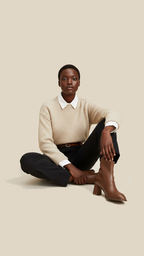 cortex-london-isabel-i-womens-leather-ankle-boots-calfskin-chunky-heel-exquisite-high-heels-calf-leather-short-boots-for-lady-comfortable-cow-leather-lining-women-genuine-leather-shoes