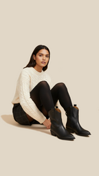 cortex-london-maria-ii-womens-calf-leather-ankle-boots-chelsea-chunky-heel-womens-fashion-mid-calf-chunky-ankle-boots-calf-leather-chelsea-low-heel-hard-wearing-for-autumn-season