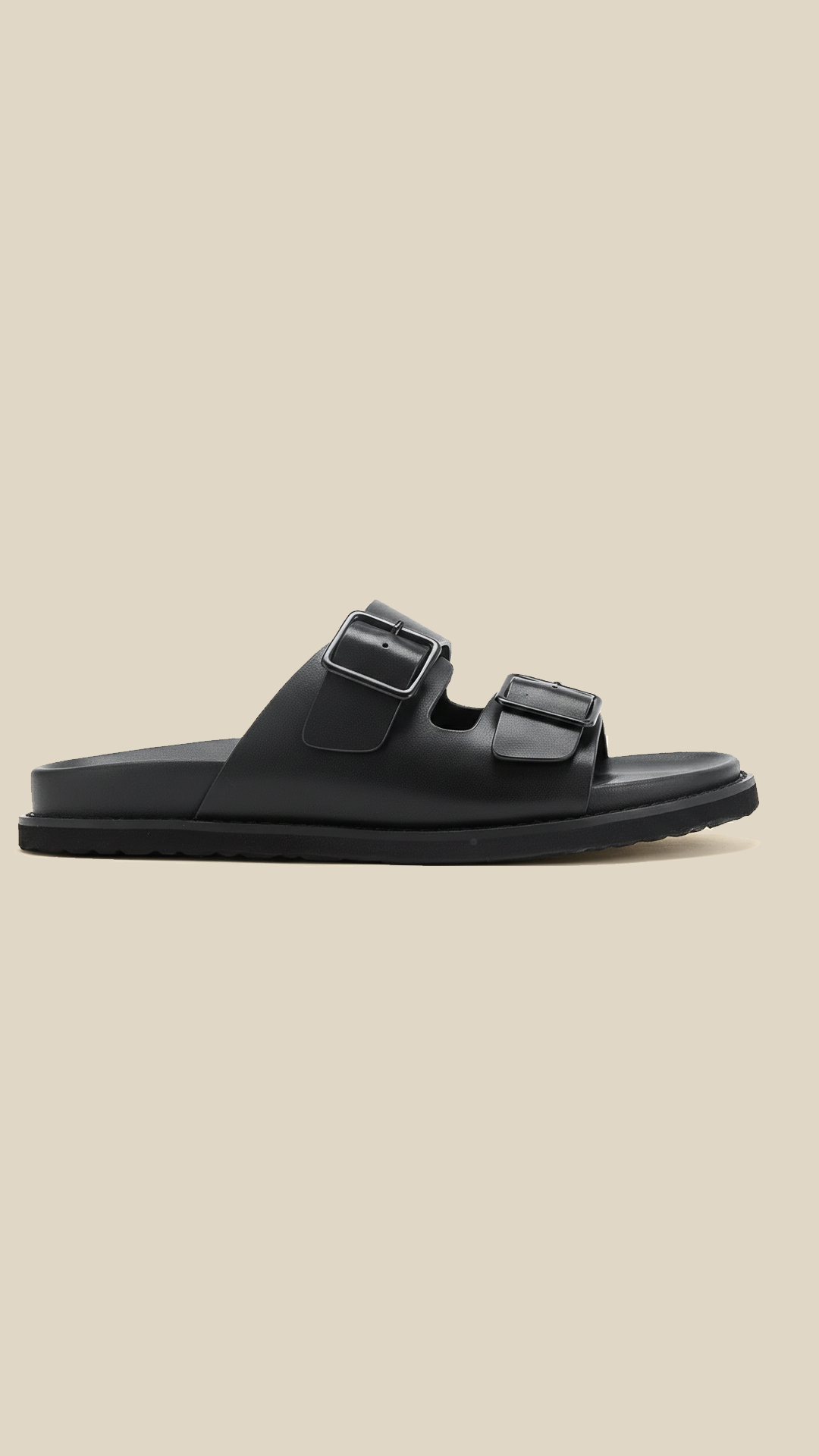cortex-london-george-iii-mens-double-buckle-leather-sandals-luxury-slides-mens-summer-flat-beach-sandals-top-layer-cowhide-non-slip-casual-slides-slippers-stock-mens-calf-leather-shoes