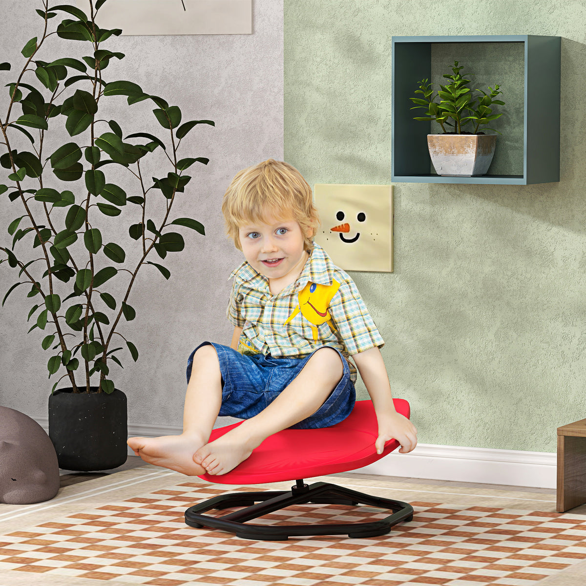 cortex-london-windsor-autism-sit-and-spin-chair-red