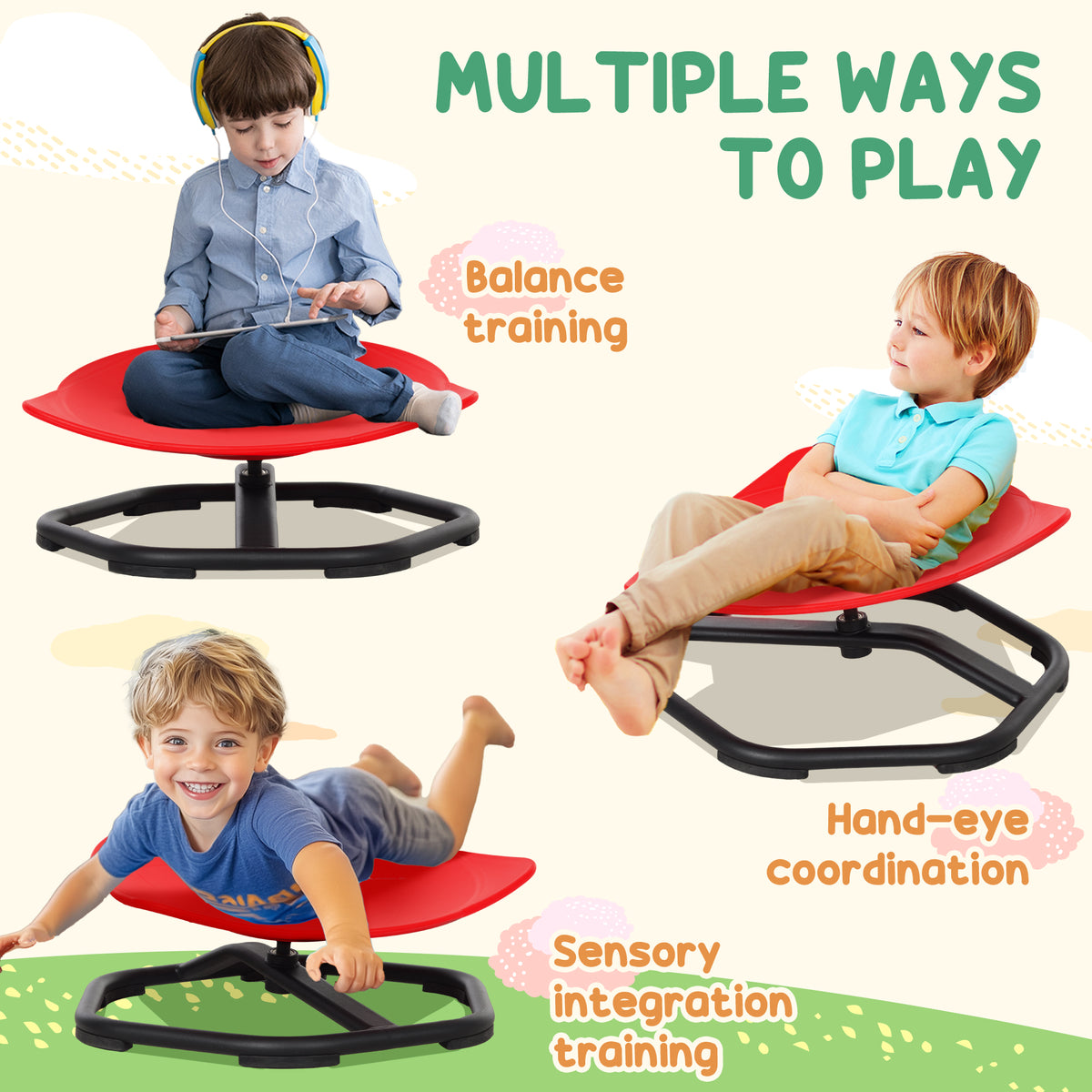 cortex-london-windsor-autism-sit-and-spin-chair-red