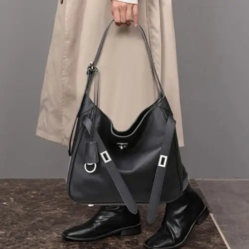 cortex-london-sophia-new-retro-vegan-genuine-leather-tote-bag-black-slouchy-shoulder-handbag-zip-fashionable-crossbody-purse-for-women