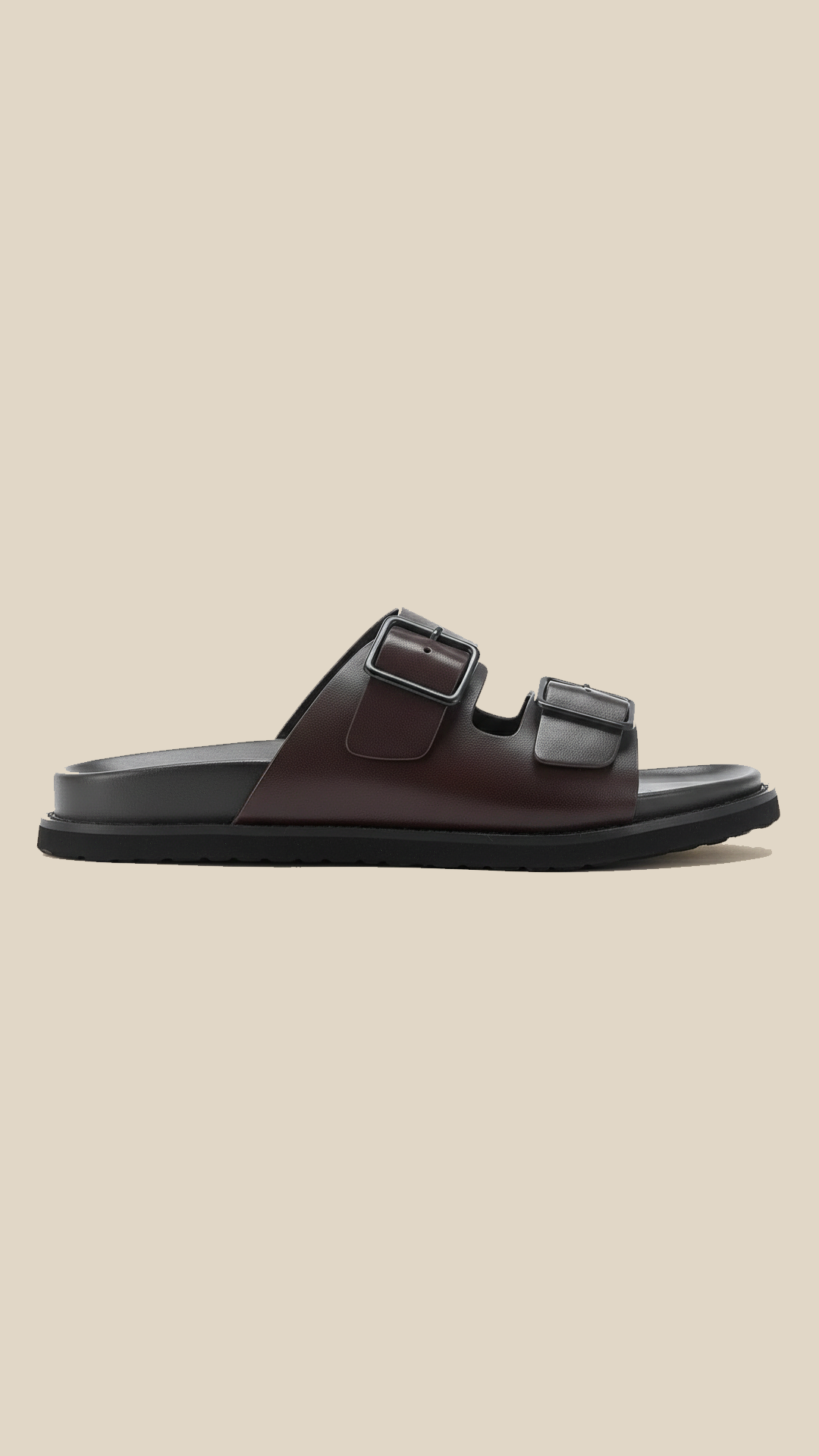 cortex-london-george-iii-mens-double-buckle-leather-sandals-luxury-slides-mens-summer-flat-beach-sandals-top-layer-cowhide-non-slip-casual-slides-slippers-stock-mens-calf-leather-shoes