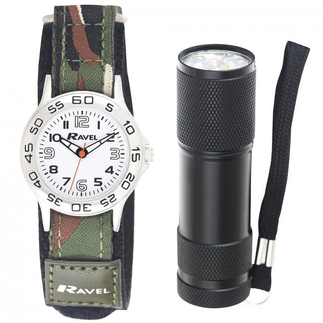 cortex-london-windsor-r4403-ravel-camo-kids-watch-torch-set