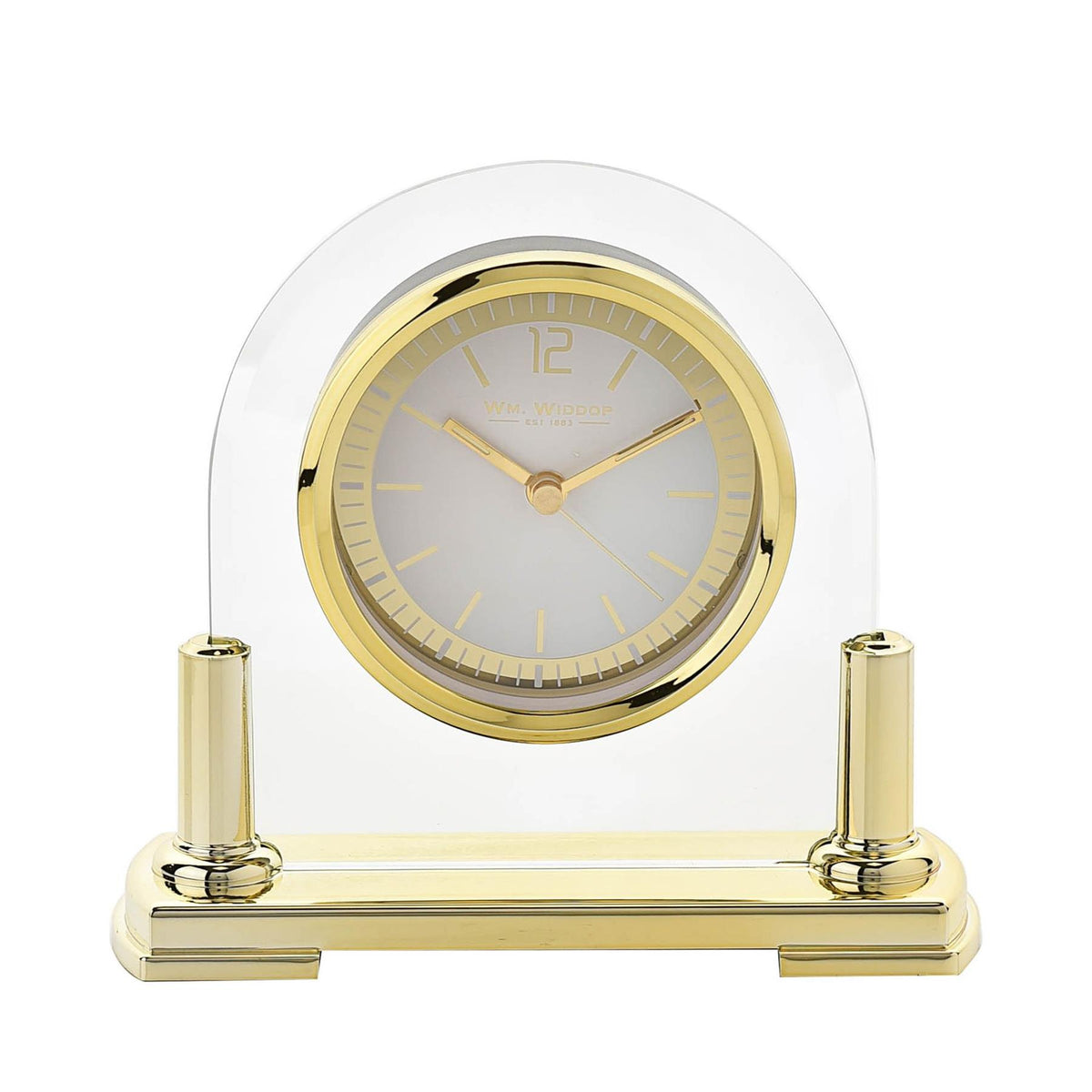 cortex-london-windsor-glass-mantel-clock-gold-two-tone-dial