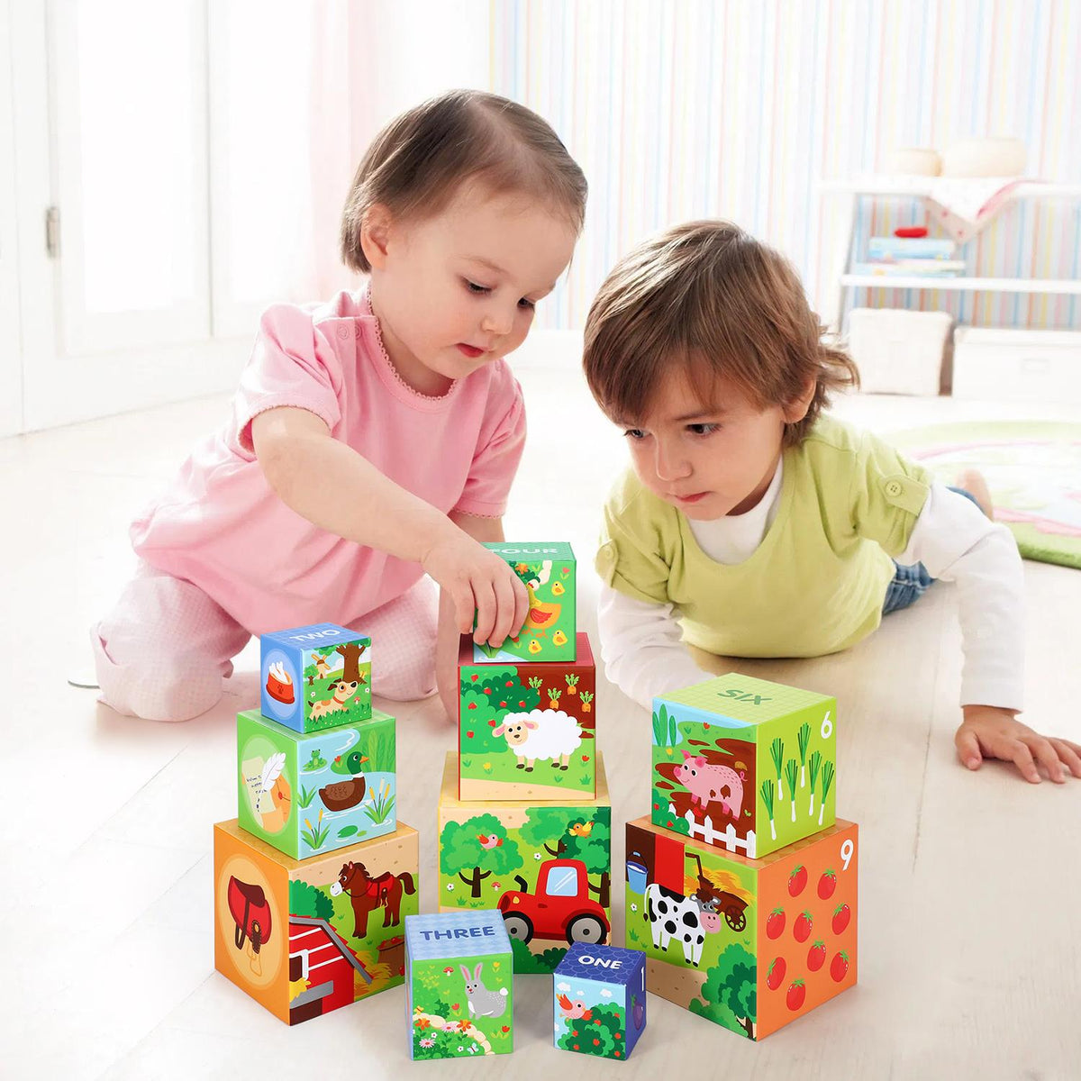 cortex-london-soka-elsie-my-farm-stacking-cubes-brightly-coloured-patterns
