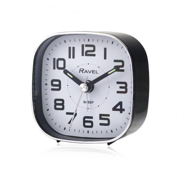 cortex-london-windsor-petite-black-quartz-bedside-alarm-clock-white-dial-chrome-edging