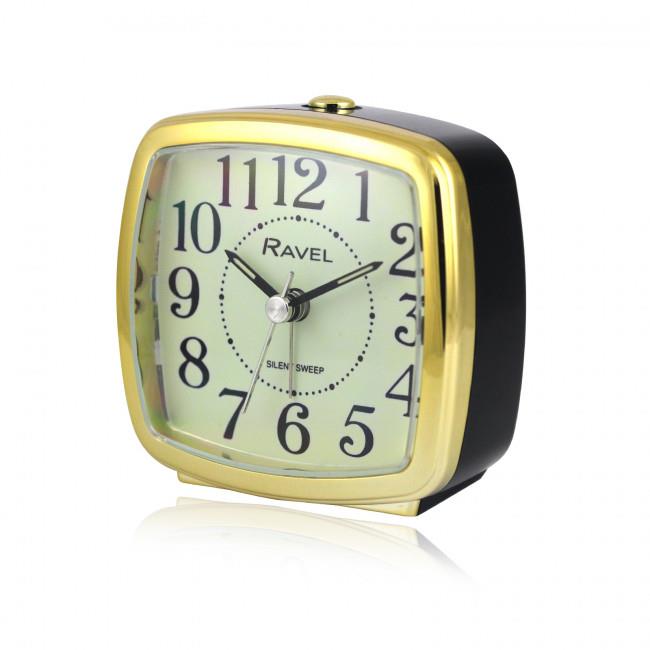cortex-london-windsor-ravel-black-gold-bedside-quartz-alarm-clock