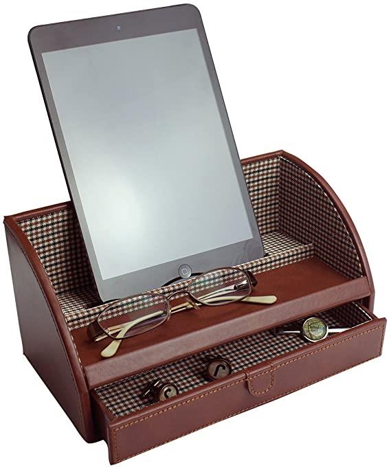 cortex-london-windsor-charging-valet-tan-brown-drawer-checker-cotton-lining