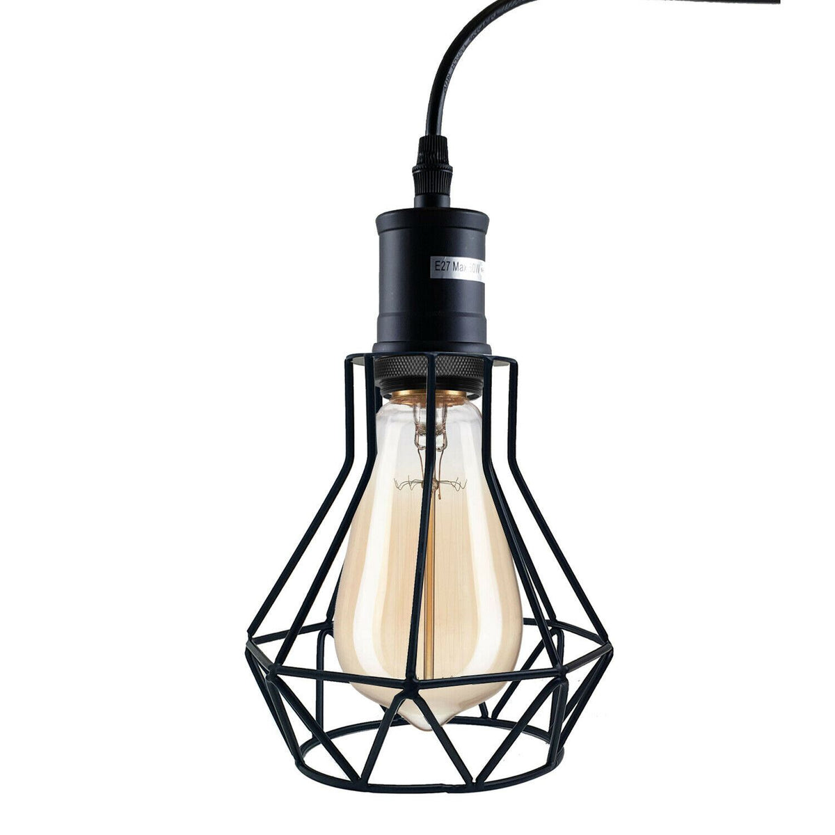 cortex-london-camden-industrial-e27-black-ceiling-pendant-light-metal-pvc-95cm-cable
