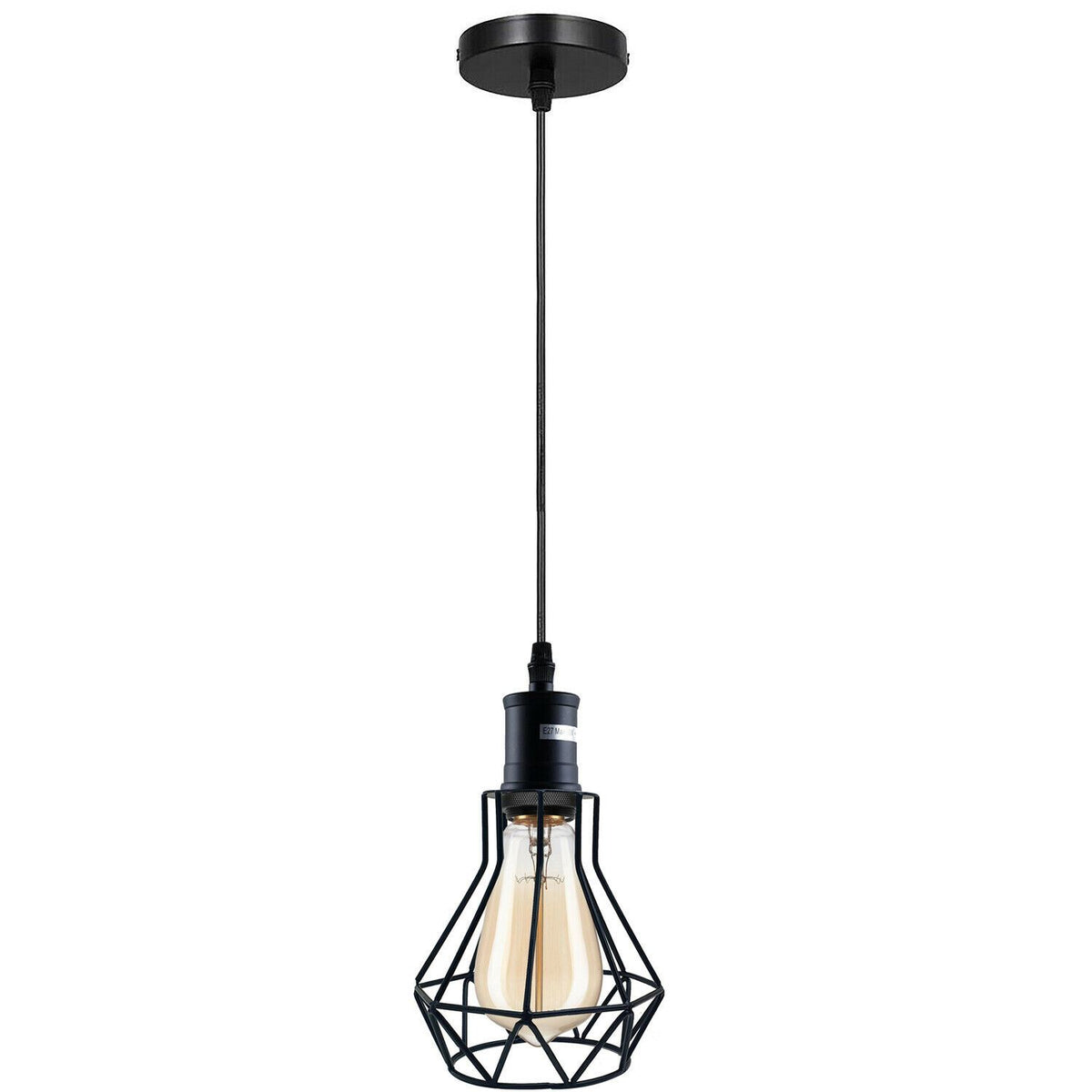cortex-london-camden-industrial-e27-black-ceiling-pendant-light-metal-pvc-95cm-cable
