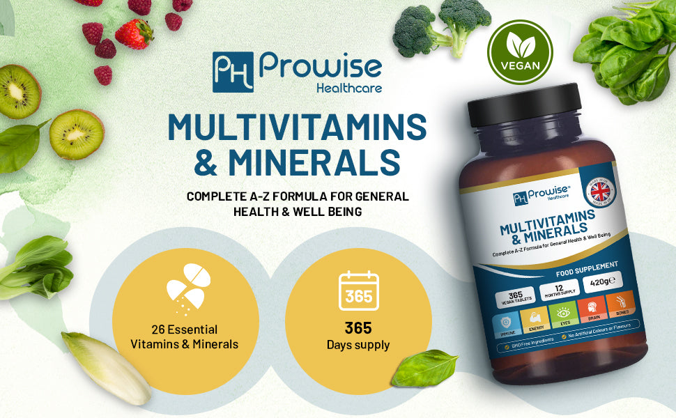 A-Z Multivitamins & Minerals - 365 Vegan Multivitamin Tablets