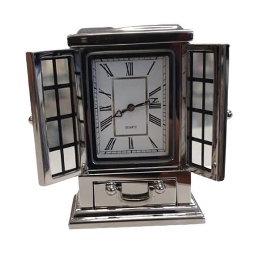 cortex-london-windsor-miniature-rectangle-silver-plated-solid-brass-clock