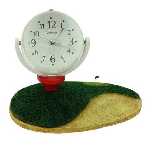 cortex-london-windsor-miniature-golf-playing-green-globe-clock-needs-rebattery-gold