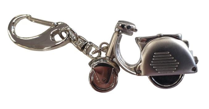 cortex-london-windsor-silver-scooter-key-chain-clock-white-dial