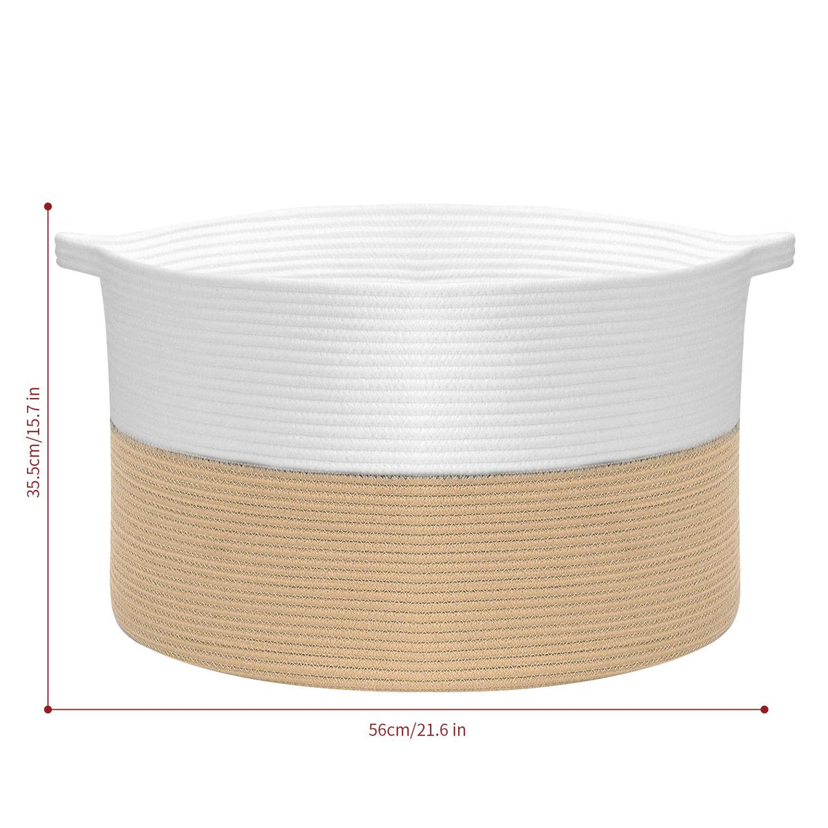 cortex-london-york-cotton-rope-laundry-basket-white-coffee