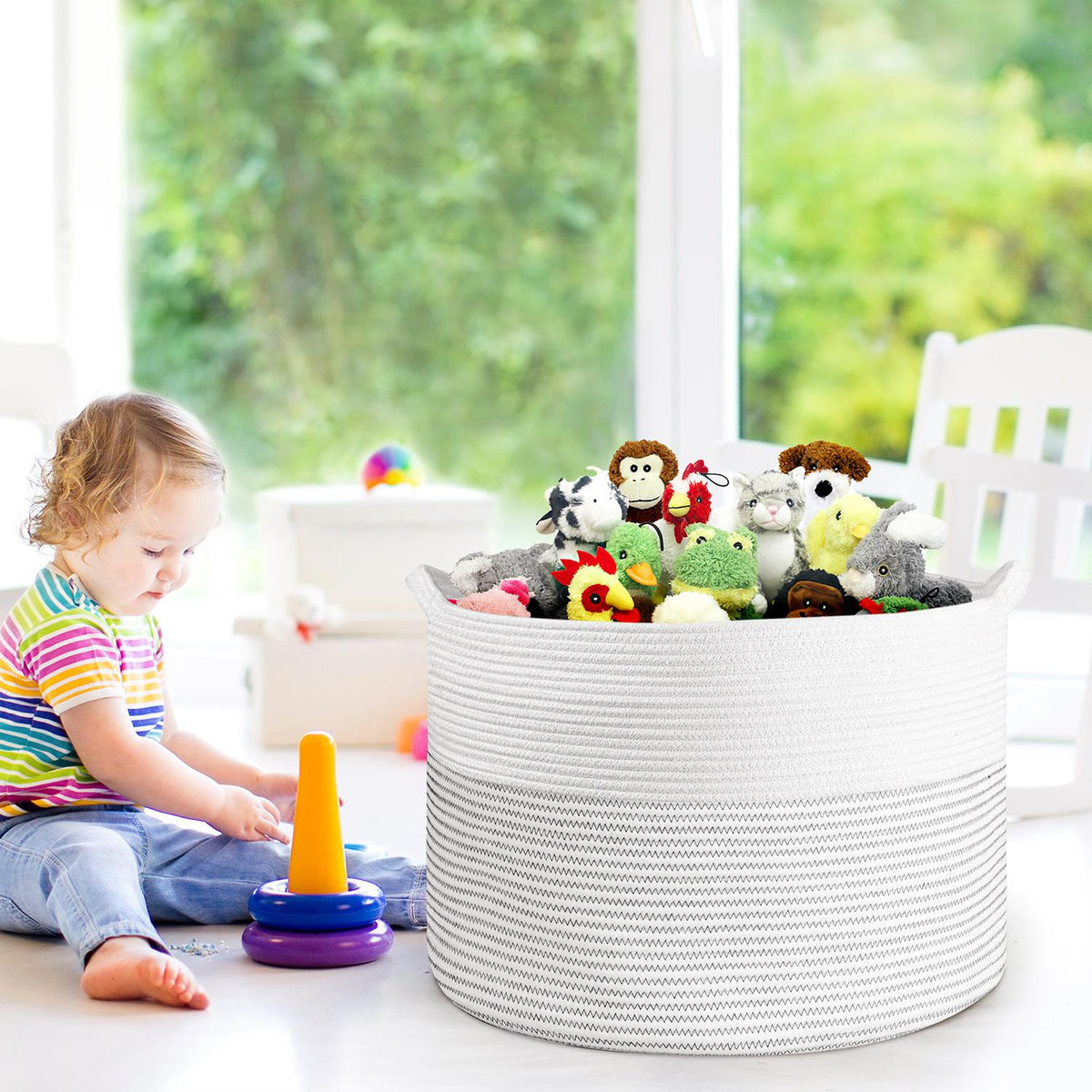 cortex-london-vinsani-windsor-cotton-rope-laundry-basket-white-grey