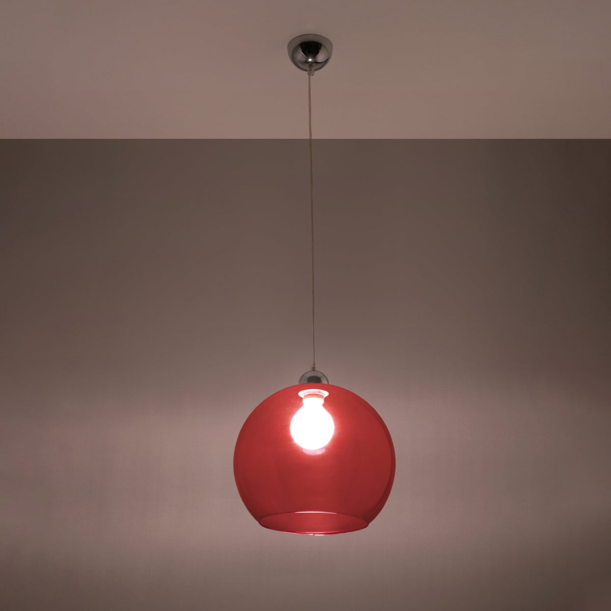 cortex-london-york-red-glass-ball-pendant-light-e27